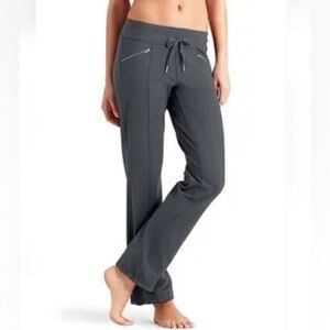 Athleta metro slouch pants wide leg dark gray size small athletic athleisure